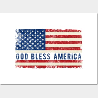 4th of July - Cool American Flag Independence Day Gift Posters and Art